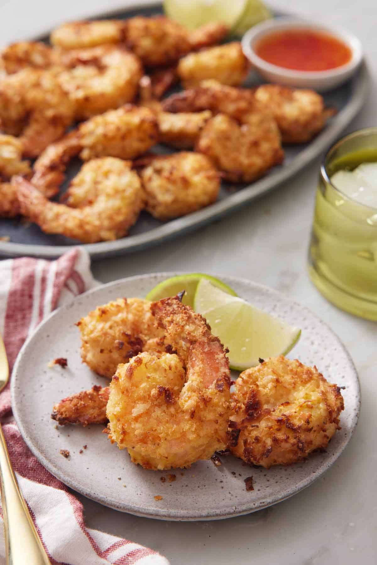Home air fryer coconut shrimp feature